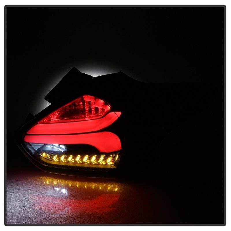 SPYDER 5085719 - SPY5085719 - Spyder 15-17 Ford Focus Hatchback LED Tail Lights w/Indicator/Reverse - Black (ALT-YD-FF155D-LED-BK) - Shipped in Europe - Tuningsupply.com