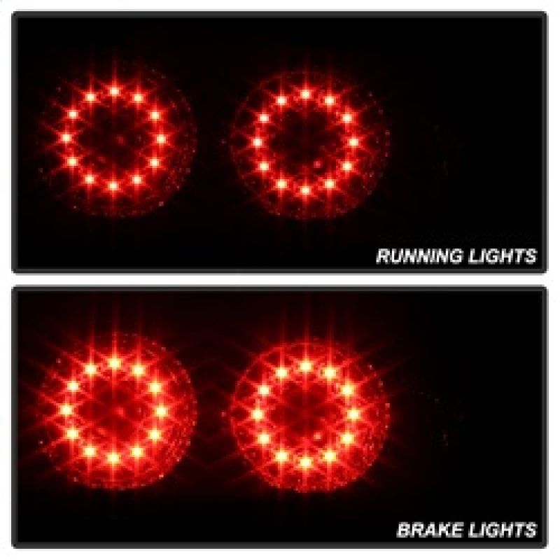 SPYDER 5000385 - SPY5000385 - Spyder Acura RSX 02-04 LED Tail Lights Red Clear ALT-YD-ARSX02-LED-RC - Shipped in Europe - Tuningsupply.com