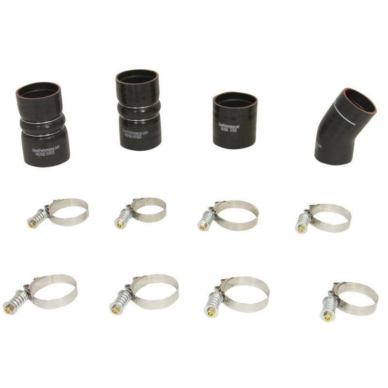 BD Diesel 1047035 - BDD1047035 - BD Diesel Intercooler Hose & Clamp Kit - 2003-2007 Ford 6.0L PowerStroke - Shipped in Europe - Tuningsupply.com