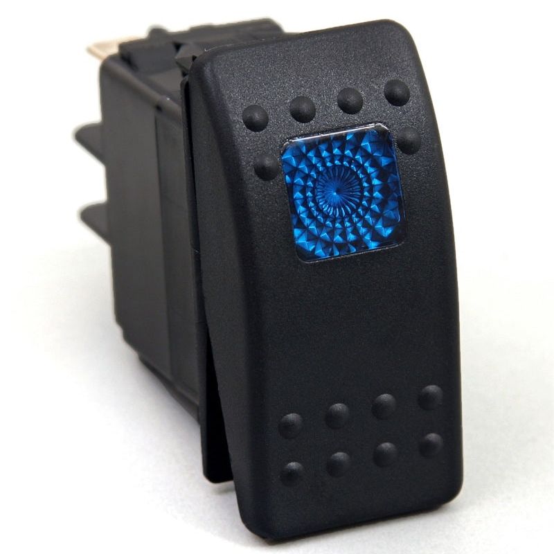 Daystar KU80011 - DAYKU80011 - Daystar Rocker Switch Blue Light 20 AMP Single Pole - Shipped in Europe - Tuningsupply.com