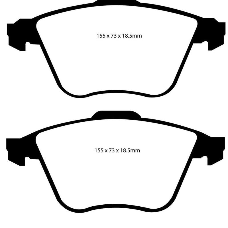 EBC UD9152 - EBCUD9152 - EBC 07-13 Mazda 3 2.3 Turbo Ultimax2 Front Brake Pads - Shipped in Europe - Tuningsupply.com