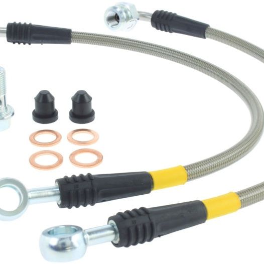 Stoptech 950.46504 - STO950.46504 - StopTech Evo 8 & 9 Stainless Steel Rear Brake Lines - Shipped in Europe - Tuningsupply.com