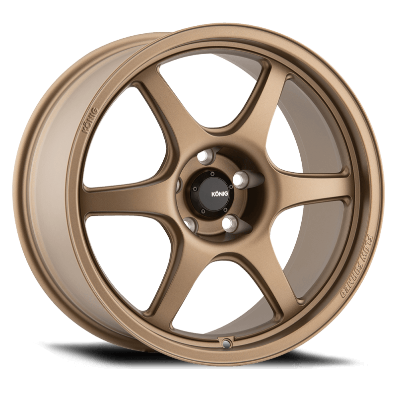 Konig HF85100258 - KNGHF85100258 - Konig Hexaform 15x8 4x100 ET25 Matte Bronze - Shipped in Europe - Tuningsupply.com