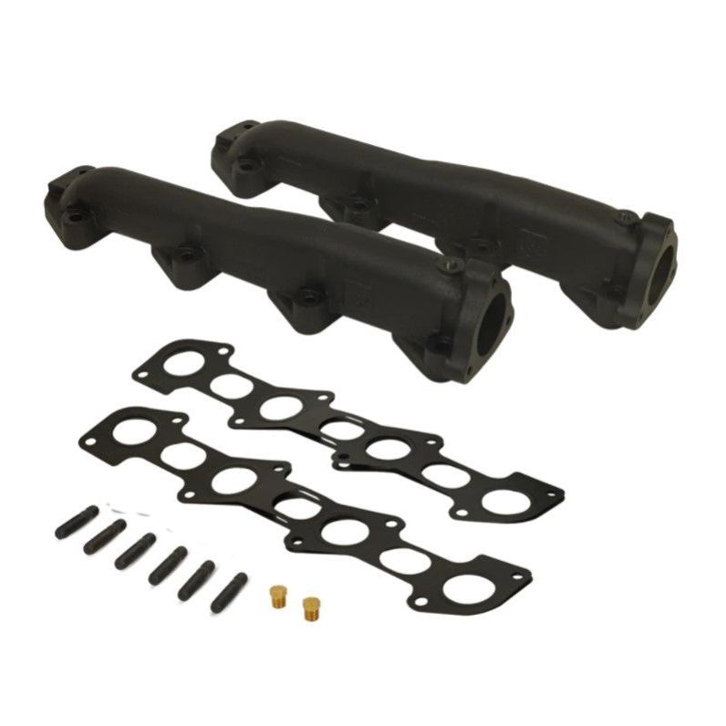BD Diesel 1041484 - BDD1041484 - BD Diesel 08-10 Ford F-250/F-350/F-450/F-550 Powerstroke 6.4L Up Pipes Kit w/Manifold Set - Shipped in Europe - Tuningsupply.com