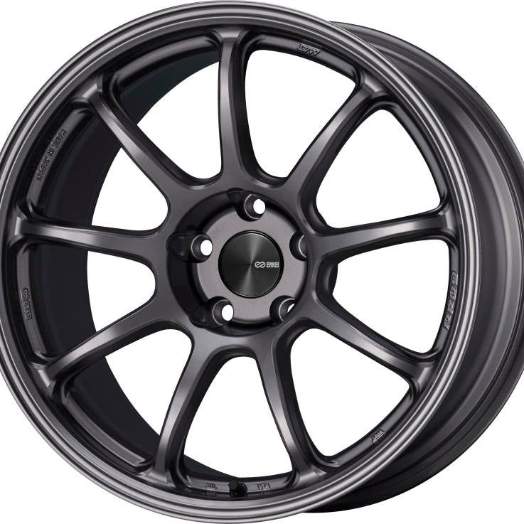 Enkei 540-895-6540DS - ENK540-895-6540DS - Enkei PF09 18x9.5 5x114.3 40mm Offset 75mm Bore Dark Silver Wheel - Shipped in Europe - Tuningsupply.com