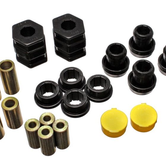 Energy Suspension 16.3114G - ENG16.3114G - Energy Suspension 96-00 Honda Civic/CRX Black Front Control Arm Bushing Set - Shipped in Europe - Tuningsupply.com