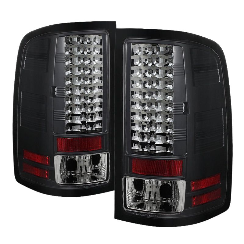 SPYDER 5014948 - SPY5014948 - Spyder GMC Sierra 07-13 (Not fit 3500 Dually 4 Rear Wheels)LED Tail Lights Black ALT-YD-GS07-LED-BK - Shipped in Europe - Tuningsupply.com