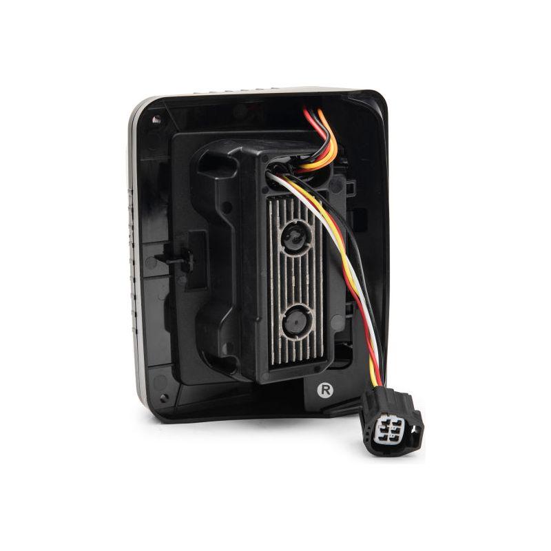 Raxiom J138358 - RAXJ138358 - Raxiom 07-18 Jeep Wrangler JK Axial Series LED Halo Tail Lights- Black Housing (Dark Smoked Lens) - Shipped in Europe - Tuningsupply.com