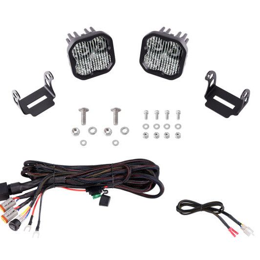 Diode Dynamics DD7184 - DIODD7184 - Diode Dynamics 2021 Ford Bronco Sport SS3 LED Ditch Light Kit - White Combo - Shipped in Europe - Tuningsupply.com