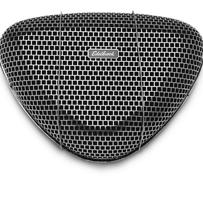 Edelbrock 1002 - EDE1002 - Edelbrock Air Cleaner Pro-Flo 1000 Series Triangular Steel Top 11 375In X 8 375In X 3In Chrome - Shipped in Europe - Tuningsupply.com