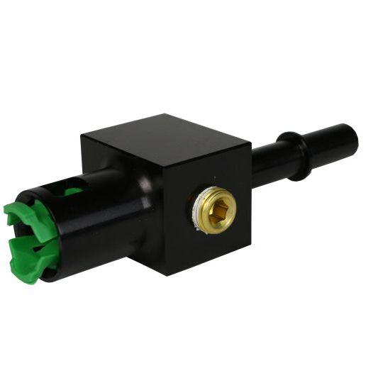 Aeromotive 15121 - AER15121 - Aeromotive 3/8in Quick Connect with AN-08 port and 1/8in gauge port - Shipped in Europe - Tuningsupply.com