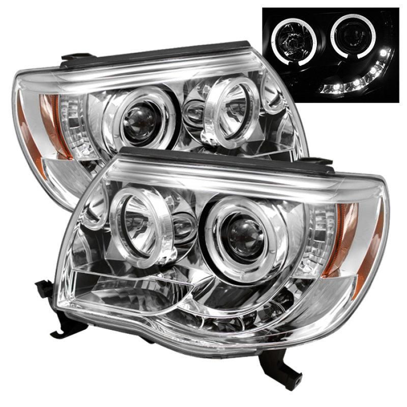 SPYDER 5011923 - SPY5011923 - Spyder Toyota Tacoma 05-11 Projector Headlights LED Halo LED Chrome High H1 Low H1 PRO-YD-TT05-HL-C - Shipped in Europe - Tuningsupply.com
