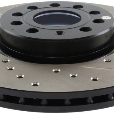 Stoptech 127.33098L - STO127.33098L - StopTech Slotted & Drilled Sport Brake Rotor - Shipped in Europe - Tuningsupply.com