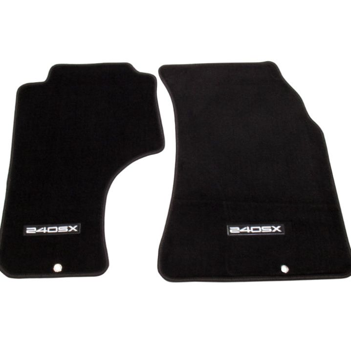 NRG FMR-240 - NRGFMR-240 - NRG Floor Mats - 89-98 Nissan 240SX (240SX Logo) - 2pc. - Shipped in Europe - Tuningsupply.com
