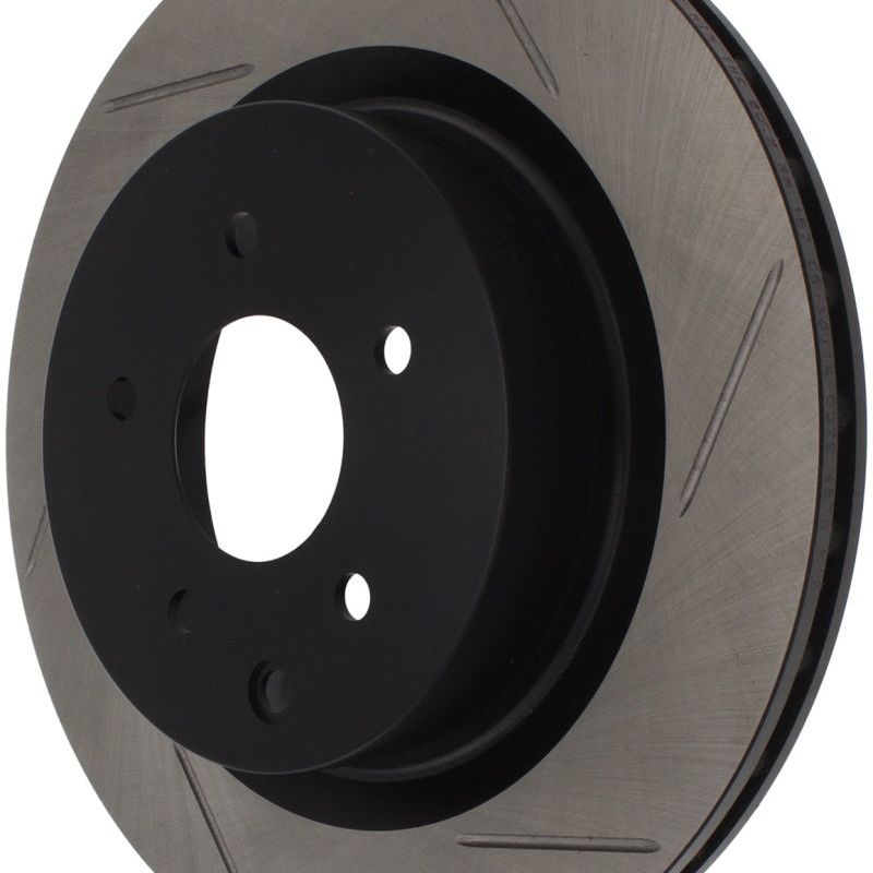Stoptech 126.42079SR - STO126.42079SR - StopTech Power Slot 03-07 350z/ 03-04 G35 w/ Brembo SportStop Slotted Rear Right Rotor - Shipped in Europe - Tuningsupply.com