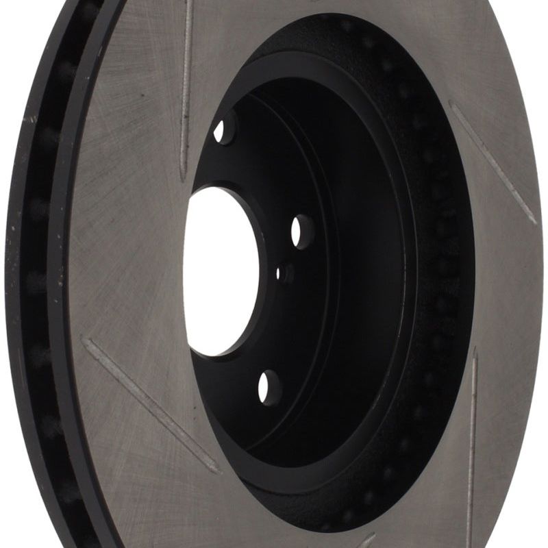 Stoptech 126.47012SL - STO126.47012SL - StopTech Power Slot 00-05 Legacy / 7/98-08 Impreza Front Left SportStop Slotted Rotor - Shipped in Europe - Tuningsupply.com