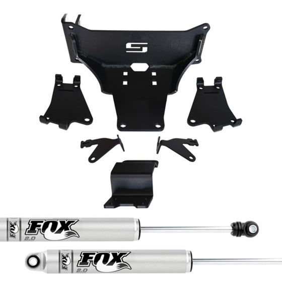 Superlift 92743 - SLF92743 - Superlift 05-22 F250/350 4WD Dual Steering Stabilizer Kit w/ Fox 2.0 Shocks (No Lift Req) - Shipped in Europe - Tuningsupply.com