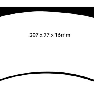 EBC DP61739 - EBCDP61739 - EBC 05-06 Dodge Ram SRT-10 8.3 Greenstuff Front Brake Pads - Shipped in Europe - Tuningsupply.com