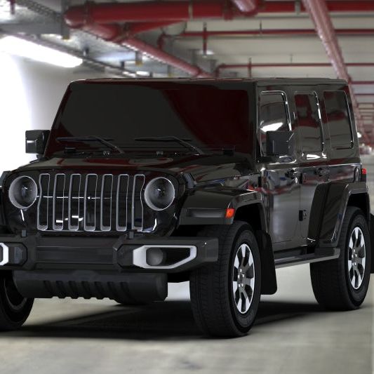 Rally Armor MF54-UR-BLK/GRY - RALMF54-UR-BLK/GRY - Rally Armor 18-25 Jeep JL Wrangler Black UR Mud Flap w/Grey Logo - Shipped in Europe - Tuningsupply.com