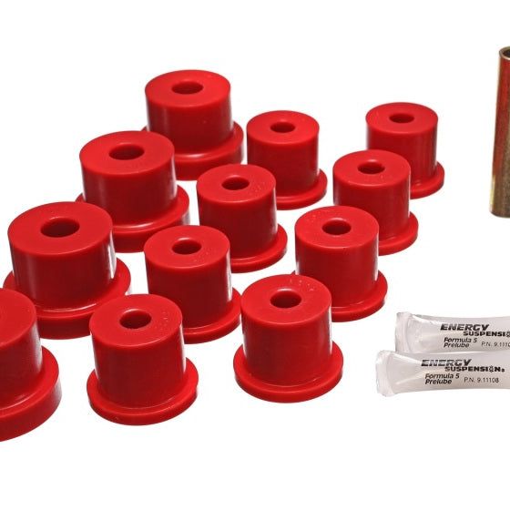 Energy Suspension 3.2122R - ENG3.2122R - Energy Suspension Nova Mono Leaf Spring Bushings - Red - Shipped in Europe - Tuningsupply.com