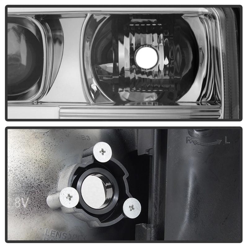 SPYDER 5084620 - SPY5084620 - Spyder GMC Sierra 1500/2500/3500 99-06 V2 Projector Headlights - DRL - Chrome PRO-YD-CDE00V2-LB-C - Shipped in Europe - Tuningsupply.com