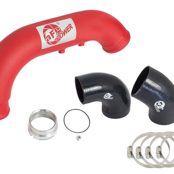 aFe 46-20269-R - AFE46-20269-R - aFe BladeRunner 3in Red IC Tube Cold Side w/ Coupling & Clamp Kit 2016 GM Colorado/Canyon 2.8L - Shipped in Europe - Tuningsupply.com
