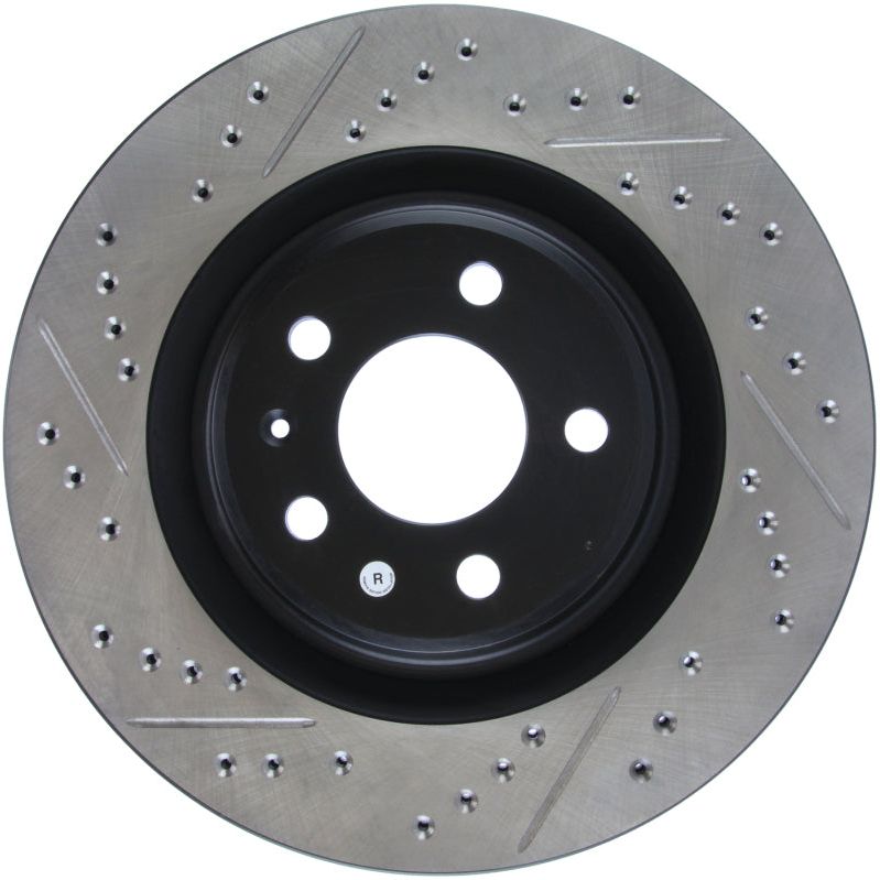 Stoptech 127.33137R - STO127.33137R - StopTech Slotted & Drilled Sport Brake Rotor - Shipped in Europe - Tuningsupply.com