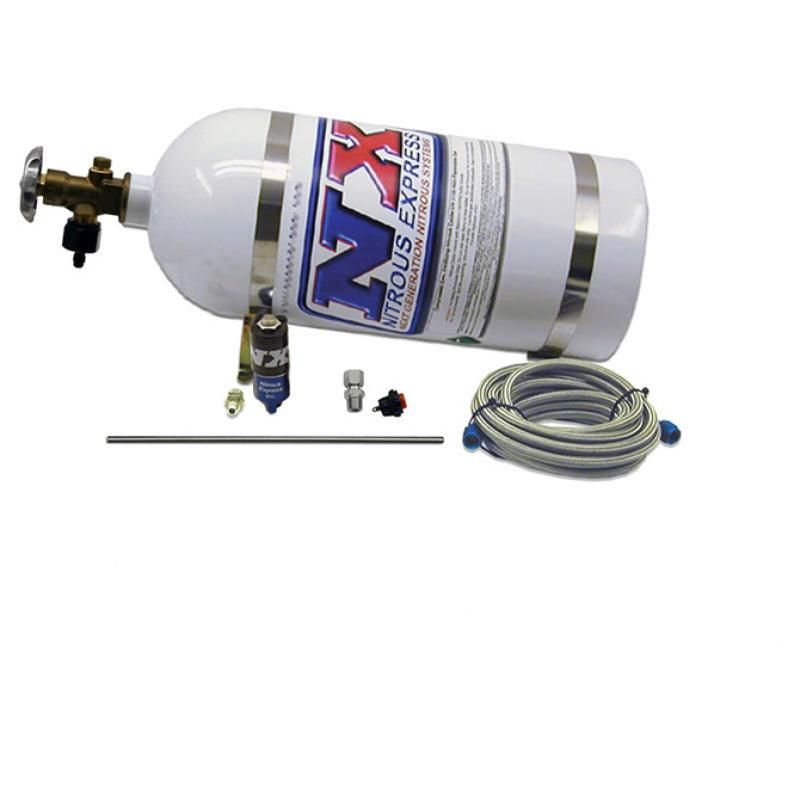 Nitrous Express 15599 - NEX15599 - Nitrous Express Simulator Full Show Purge Kit (Incl 10lb Bottle and All Necessary Hardware) - Shipped in Europe - Tuningsupply.com