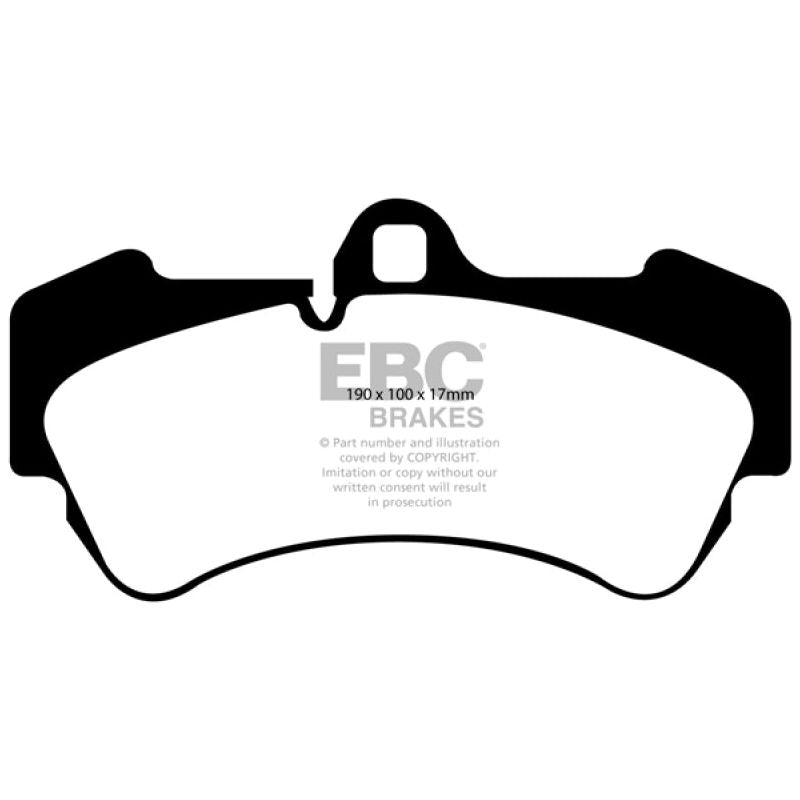 EBC DP41521R - EBCDP41521R - EBC 04-07 Porsche Cayenne 3.2 Yellowstuff Front Brake Pads - Shipped in Europe - Tuningsupply.com