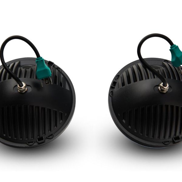 Raxiom J108039 - RAXJ108039 - Raxiom 97-18 Jeep Wrangler TJ/JK Axial Series LED Headlights- Black Housing (Clear Lens) - Shipped in Europe - Tuningsupply.com