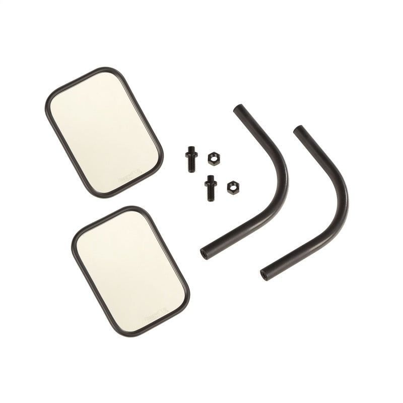 Rugged Ridge 11025.26 - RUG11025.26 - Rugged Ridge 18-20 Jeep Wrangler JL/JT Rectangular Trail Mirror Kit - Shipped in Europe - Tuningsupply.com