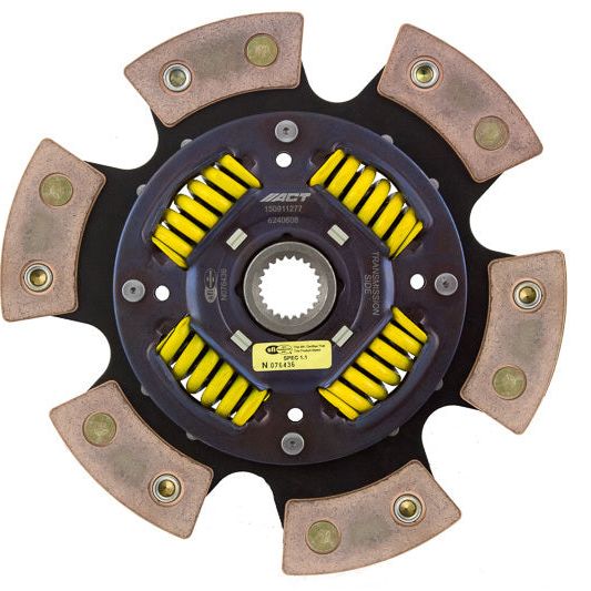 ACT 6240608 - ACT6240608 - ACT 2003 Mitsubishi Lancer 6 Pad Sprung Race Disc - Shipped in Europe - Tuningsupply.com