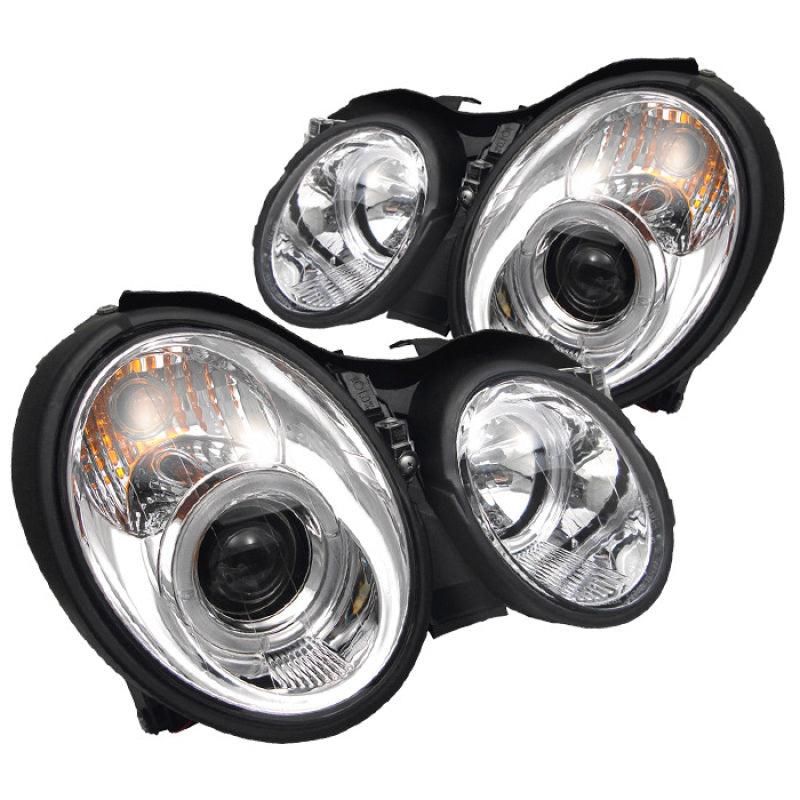 SPYDER 5011183 - SPY5011183 - Spyder Mercedes Benz CLK 98-02 Projector Headlights Halogen Model- LED Halo Chrm PRO-YD-MBCLK98-HL-C - Shipped in Europe - Tuningsupply.com