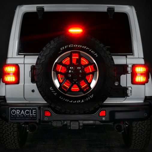 ORACLE Lighting 4211-003 - ORL4211-003 - Oracle LED Illuminated Wheel Ring 3rd Brake Light - Red - Shipped in Europe - Tuningsupply.com