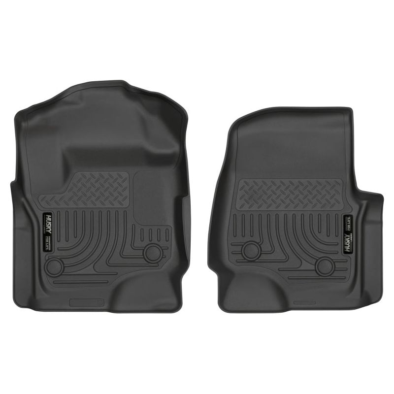 Husky Liners 13321 - HSL13321 - Husky Liners 17 Ford F-250 Super Duty SuperCab WeatherBeater Black Floor Liners - Shipped in Europe - Tuningsupply.com