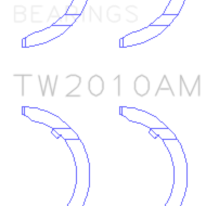 King Engine Bearings GTW2010AM - KINGTW2010AM - King Engine Bearings Volkswagen JR 1.6L (td) Thrust Washer Set - Shipped in Europe - Tuningsupply.com