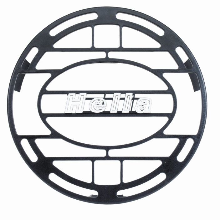 Hella LA148995001 - HELLA148995001 - Hella Stone Shield Round Plastic Black Hella Logo Light Cover - Shipped in Europe - Tuningsupply.com