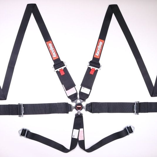 Racequip 747007 - RQP747007 - RaceQuip Black SFI CAMLOCK 6pt PU Lap HNR Seat Belt - Shipped in Europe - Tuningsupply.com