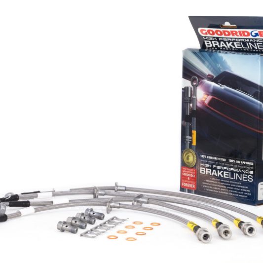 Goodridge 24229 - GRI24229 - Goodridge 13-15 Subaru Crosstrek XV (All Models) SS Brake Line Kit - Shipped in Europe - Tuningsupply.com
