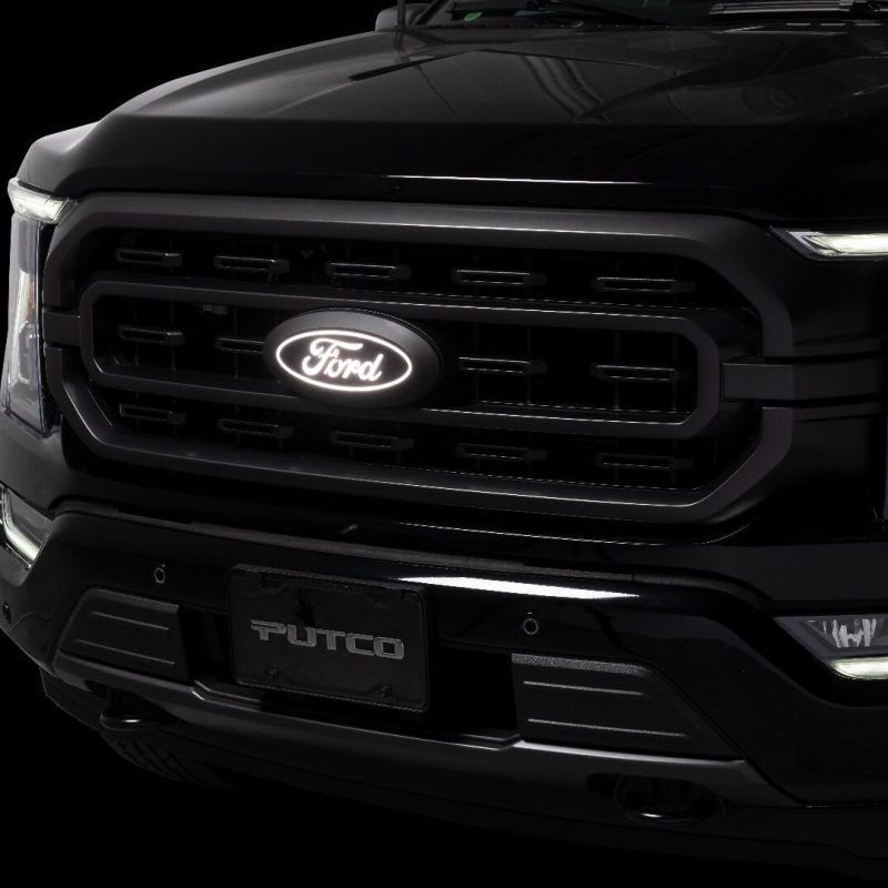 Putco 92803 - PUT92803 - Putco 23-24 Ford Super Duty Front Luminix Ford Led Grille Emblems - Shipped in Europe - Tuningsupply.com