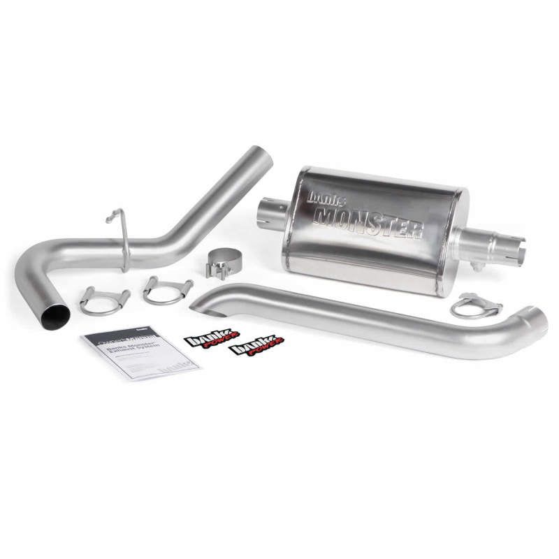 Banks Power 51360 - GBE51360 - Banks Power 87-01 Jeep 4.0L Cherokee Monster Exhaust System - Shipped in Europe - Tuningsupply.com