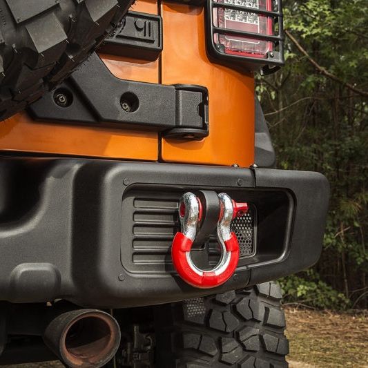 Rugged Ridge 11235.41 - RUG11235.41 - Rugged Ridge Red 7/8in D-Ring Isolator Kit - Shipped in Europe - Tuningsupply.com