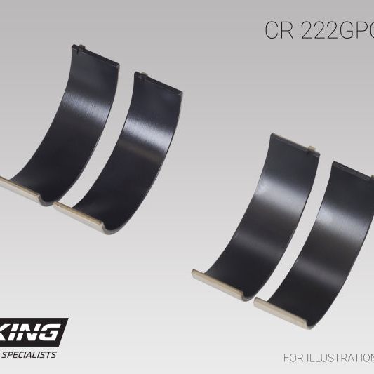 King Engine Bearings GCR222GPC - KINGCR222GPC - King Engine Bearings BMW N55B30A Sputter Replacement Rod Bearing Set - Size STD (2 Pair) - Shipped in Europe - Tuningsupply.com