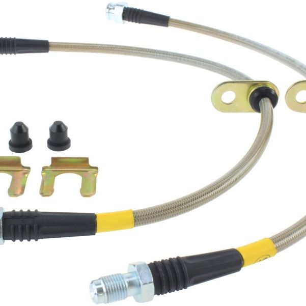 Stoptech 950.61020 - STO950.61020 - StopTech Stainless Steel Front Brake Lines 13-17 Ford Focus ST - Shipped in Europe - Tuningsupply.com