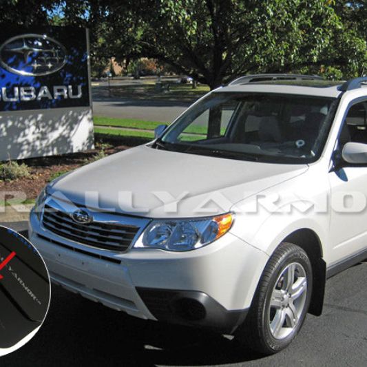 Rally Armor MF11-UR-BLK/GRY - RALMF11-UR-BLK/GRY - Rally Armor 09-13 Subaru Forester Black UR Mud Flap w/ Grey Logo - Shipped in Europe - Tuningsupply.com