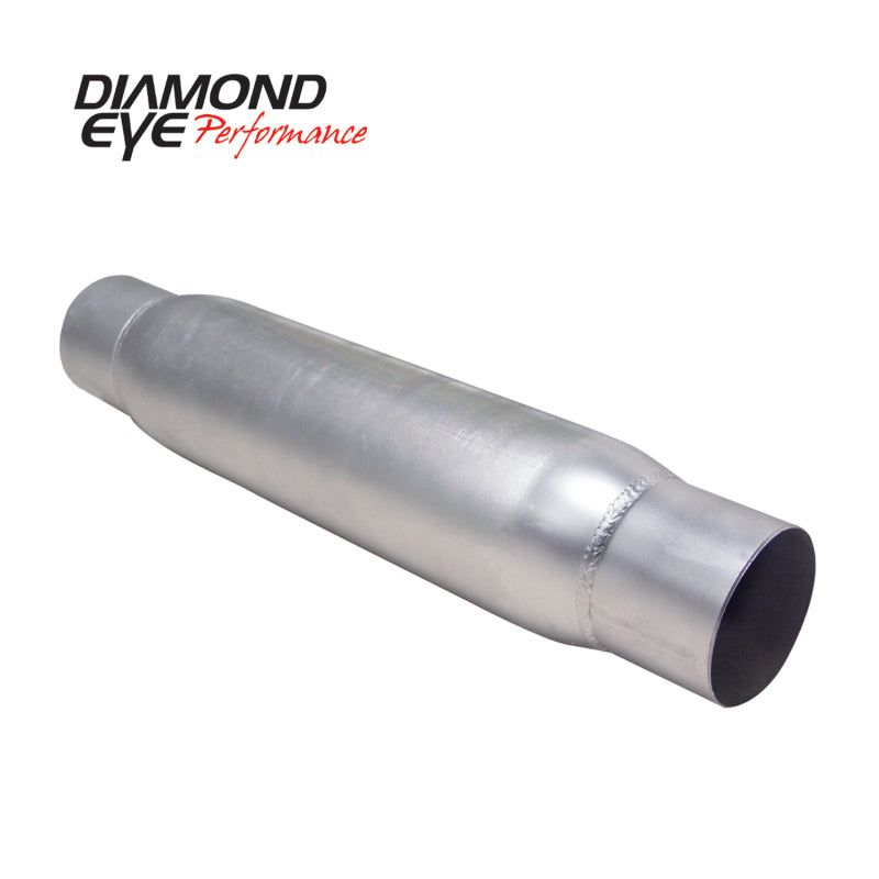 Diamond Eye Performance 400405 - DEP400405 - Diamond Eye RESONATOR 4in W/ ENDS (CLAMPED) AL - Shipped in Europe - Tuningsupply.com