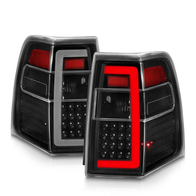 ANZO 311408 - ANZ311408 - ANZO 07-17 Ford Expedition LED Taillights w/ Light Bar Black Housing Clear Lens - Shipped in Europe - Tuningsupply.com