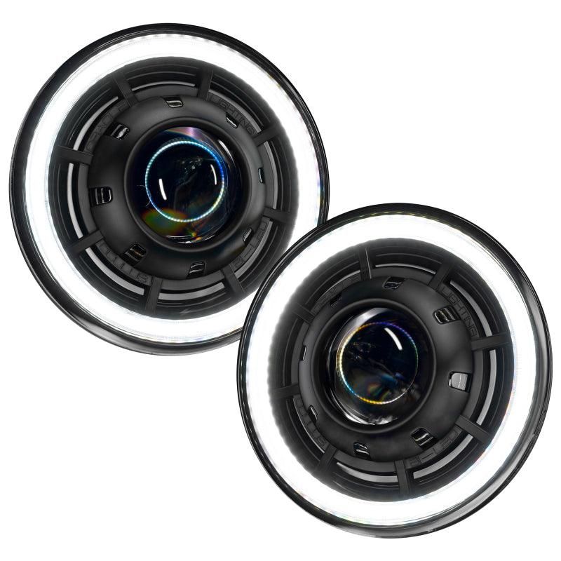 ORACLE Lighting 5876-023 - ORL5876-023 - ORACLE Lighting 0718 Jeep Wrangler JK Oculus 7in Switchback Bi-LED Projector Headlights - Shipped in Europe - Tuningsupply.com