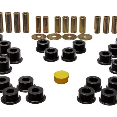 Energy Suspension 11.3106G - ENG11.3106G - Energy Suspension 90-97 Mazda Miata Black Rear Control Arm Bushing Set - Shipped in Europe - Tuningsupply.com