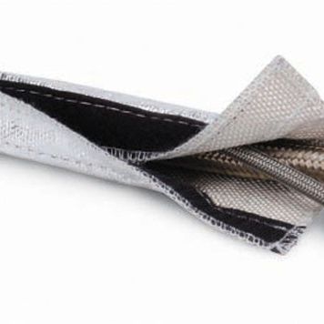 DEI 10487 - DEI10487 - DEI Heat Shroud 2-1/2in x 3ft - Aluminized Sleeving-Hook and Loop Edge - Shipped in Europe - Tuningsupply.com
